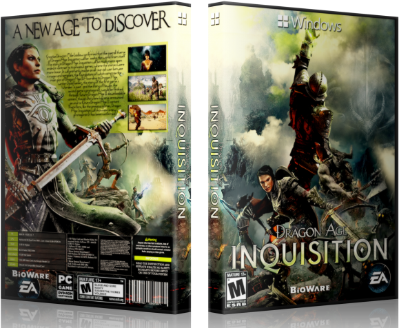 Inquisition Box Art Cover - Dragon Age Inquisition Pc Cover (700x509), Png Download
