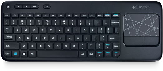 1 - Clavier Sans Fil Logitech K400 (575x350), Png Download