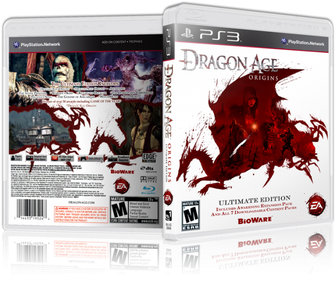 Ultimate Edition Box Art Cover - Dragon Age: Origins Awakening [pc Game] (700x552), Png Download
