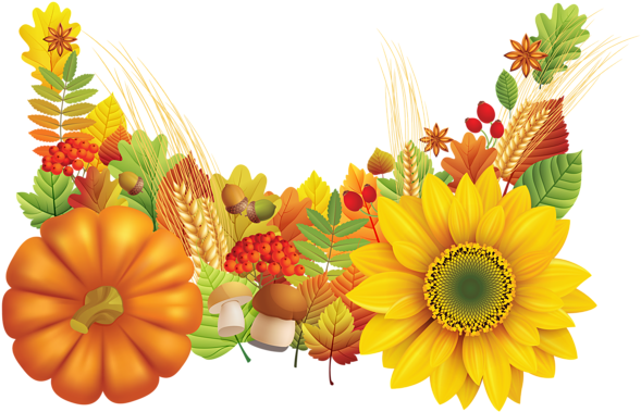 Fall Leaves, Clip Art, Happy Easter, Ornaments, Fall - Салфетки Бумажные Bulgaree Green Подсолнухи, Трехслойные, (600x386), Png Download