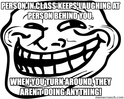 Generate A Meme Using Trollface - Come Divertirsi Sempre E Comunque! Include: 30 Cose (500x397), Png Download