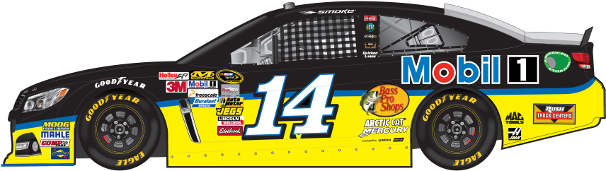 Stewart1 - Ryan Newman 39 Paint Scheme (922x300), Png Download