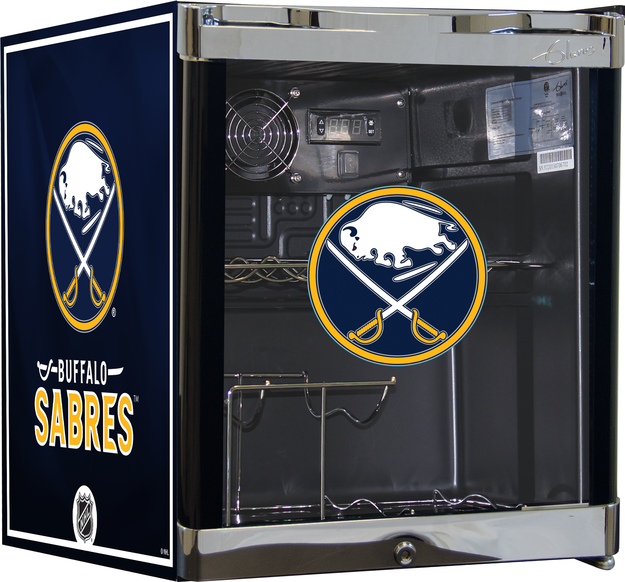 Nhl Wine Cooler 1.8 Cu Ft - Florida Panthers (2284x2074), Png Download