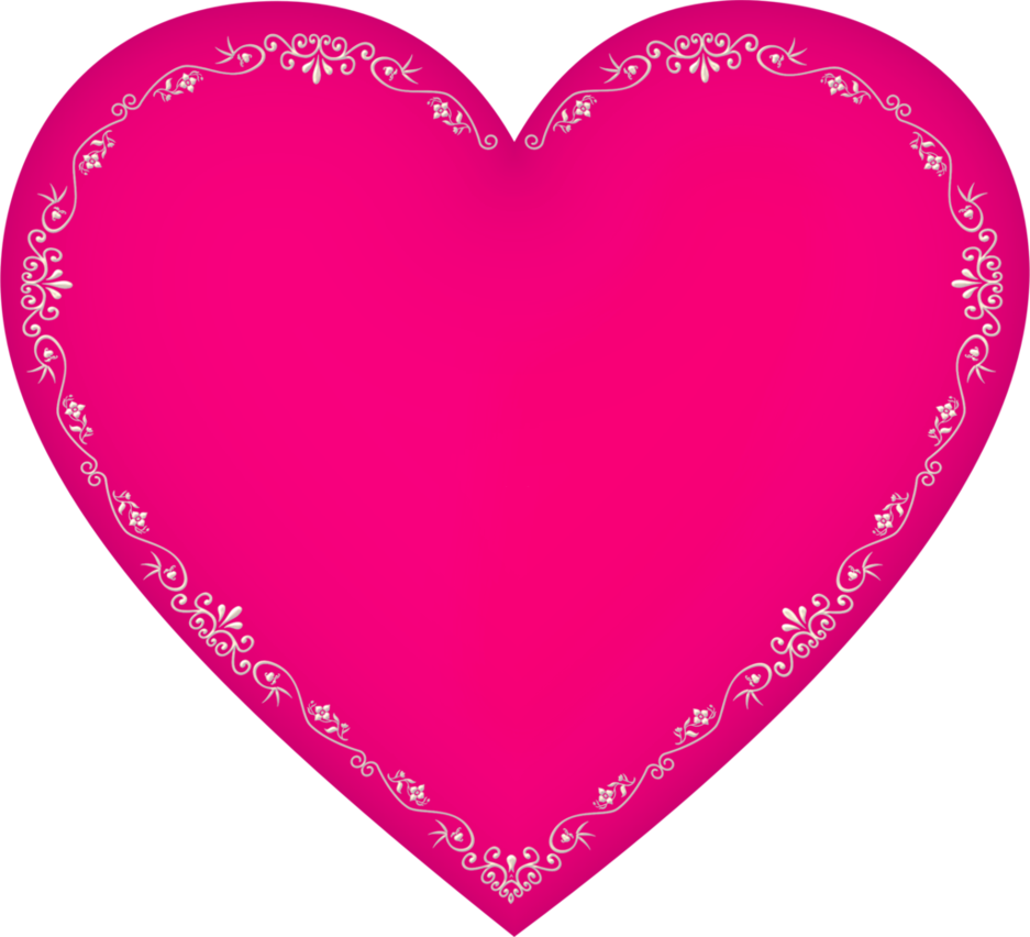 Fancy Pictures Of A Heart (937x852), Png Download