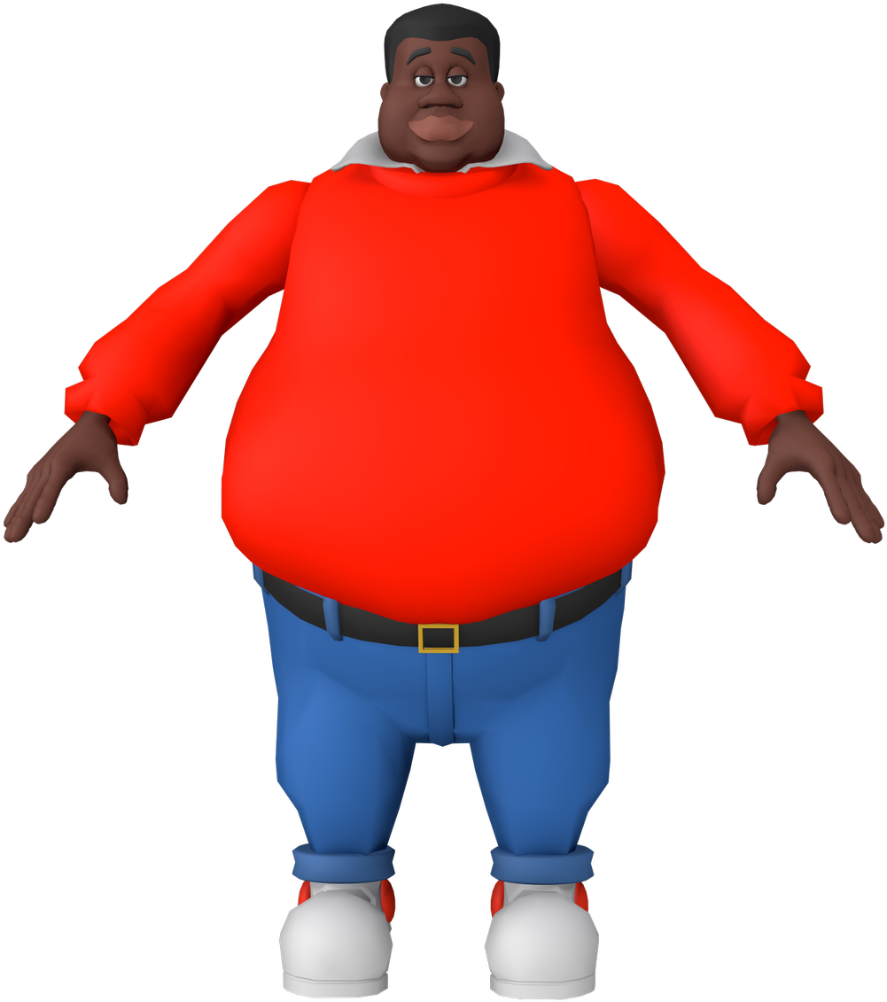 Boomer On Twitter - Fat Albert 3d Model (1157x1200), Png Download