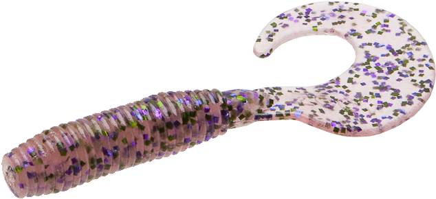 Cotton Candy - Zoom Bait Fat Albert Grub Bait-pack (800x323), Png Download