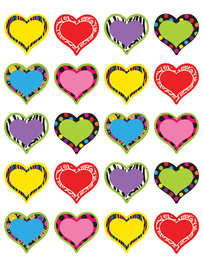 Tcr5185 Fancy Hearts Stickers Image - Teacher Created Resources Fancy Heart Stickers (900x900), Png Download