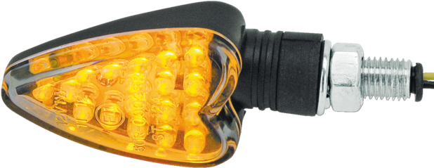 Features Fancy Heart Shaped Pre-wired Black Housing - Clignotant Moto Homologué (640x281), Png Download