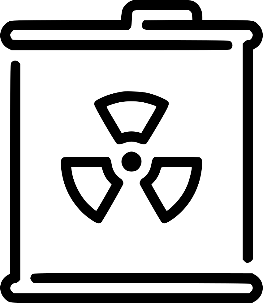 Toxic Barrel - - Signo Irradiacion Png (850x980), Png Download