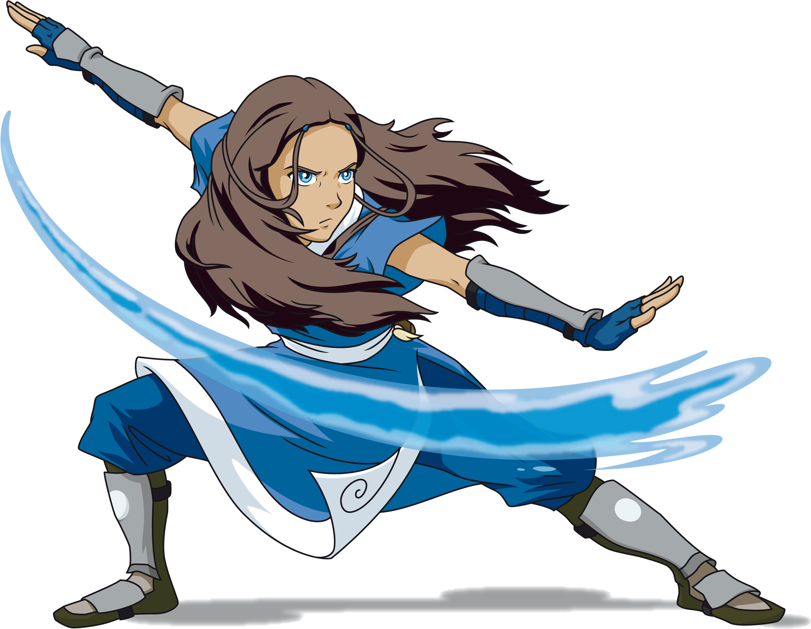 Katara - Avatar The Last Airbender Fighting (3072x2308), Png Download