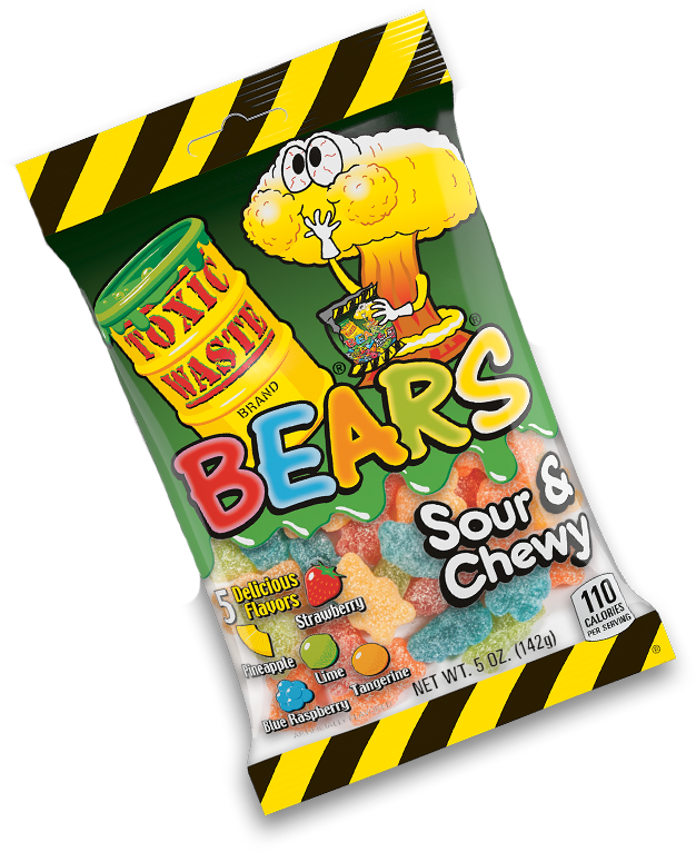What's Your Favorite Sour - Toxic Waste Candy Worms (626x766), Png Download