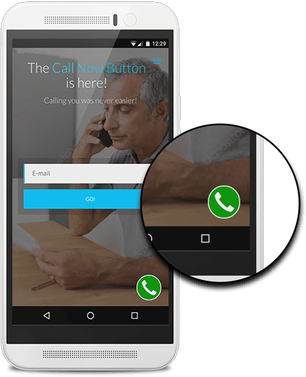New Design Call Now Button With Button Close-up - Call Button Plugin Wordpress (442x545), Png Download