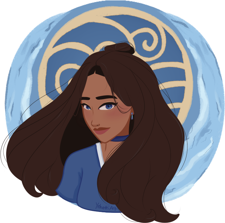 “old Katara Doodle ” - Illustration (792x792), Png Download