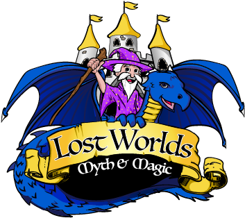 M&m Final Lost World Logo 400px - Lost Worlds Myth And Magic (401x346), Png Download