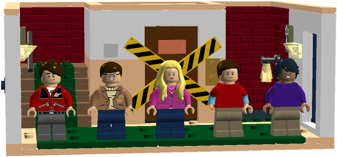 The Elevator "the Big Bang Theory" - Construction Set Toy (1600x836), Png Download