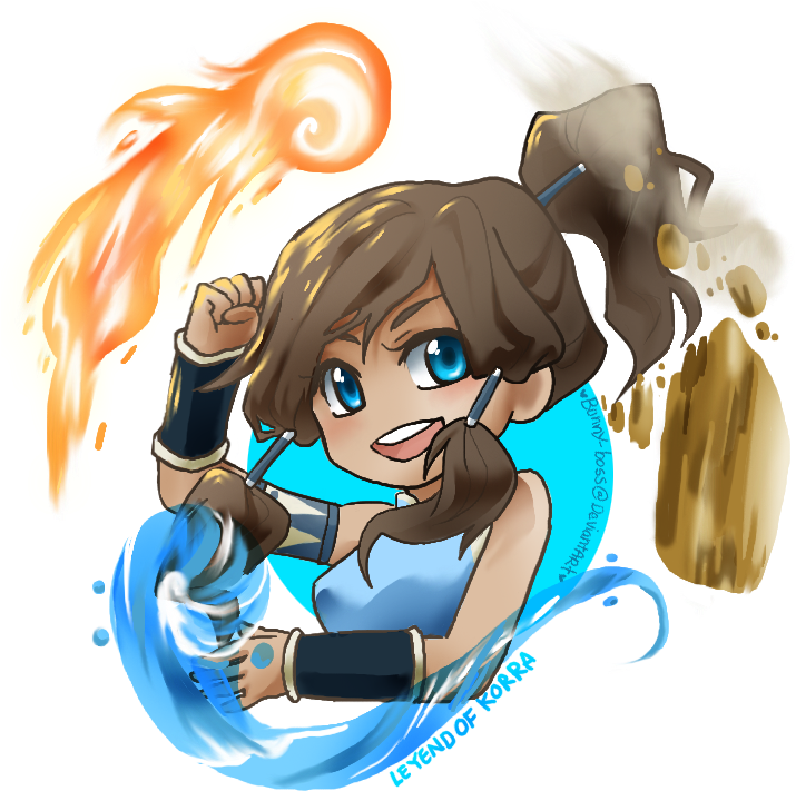 Katara Was 14 At The Beginning Of The Show, - Cute Korra (776x732), Png Download