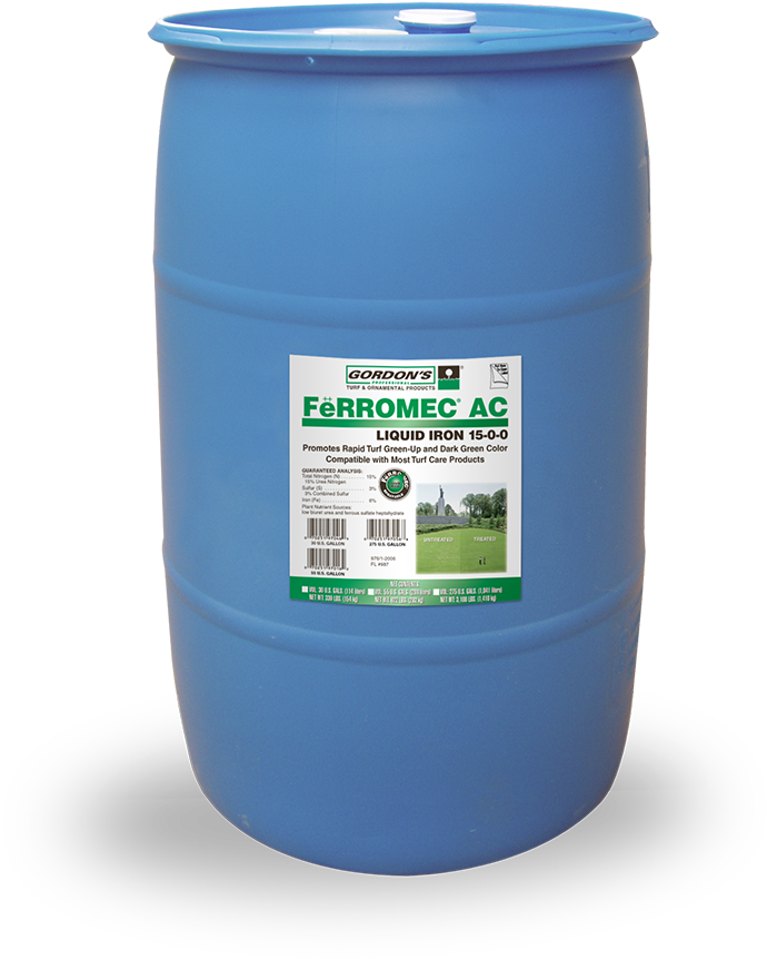 Ferromecac 30gl Ps - Ferromec Ac Liquid Iron With 15% Nitrogen Foliar Spray, (1024x1024), Png Download