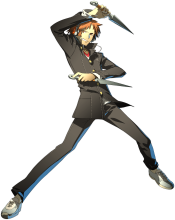 Https - //static - Tvtropes - Org/pmwiki/pub/images/ - Persona 4 Arena Yosuke (350x440), Png Download
