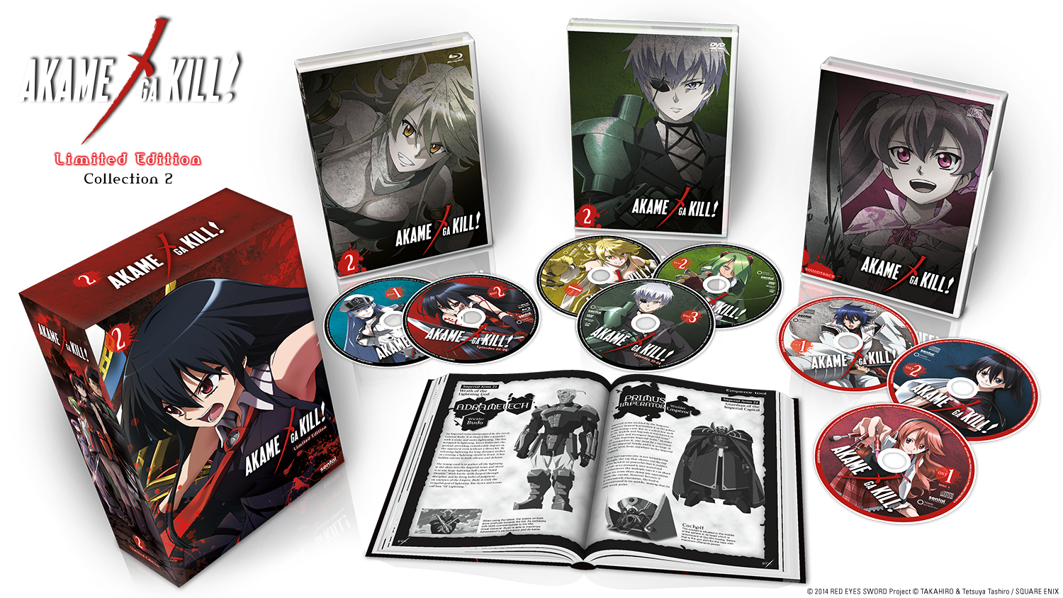 Akame Ga Kill 2: Premium Box Set (blu-ray/dvd) (1200x675), Png Download