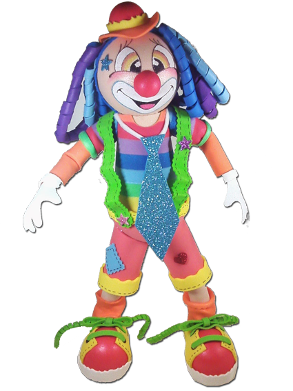 Casita De Ángeles - Clown (425x567), Png Download