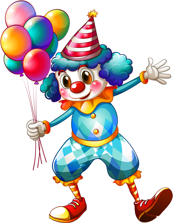 Imágenes De Payasos - Livre De Coloriage Clowns 1 [book] (637x800), Png Download