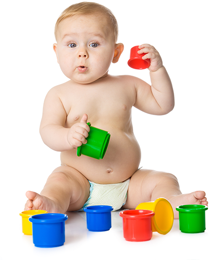 Edu3 - Cute Baby Play Toy (530x542), Png Download