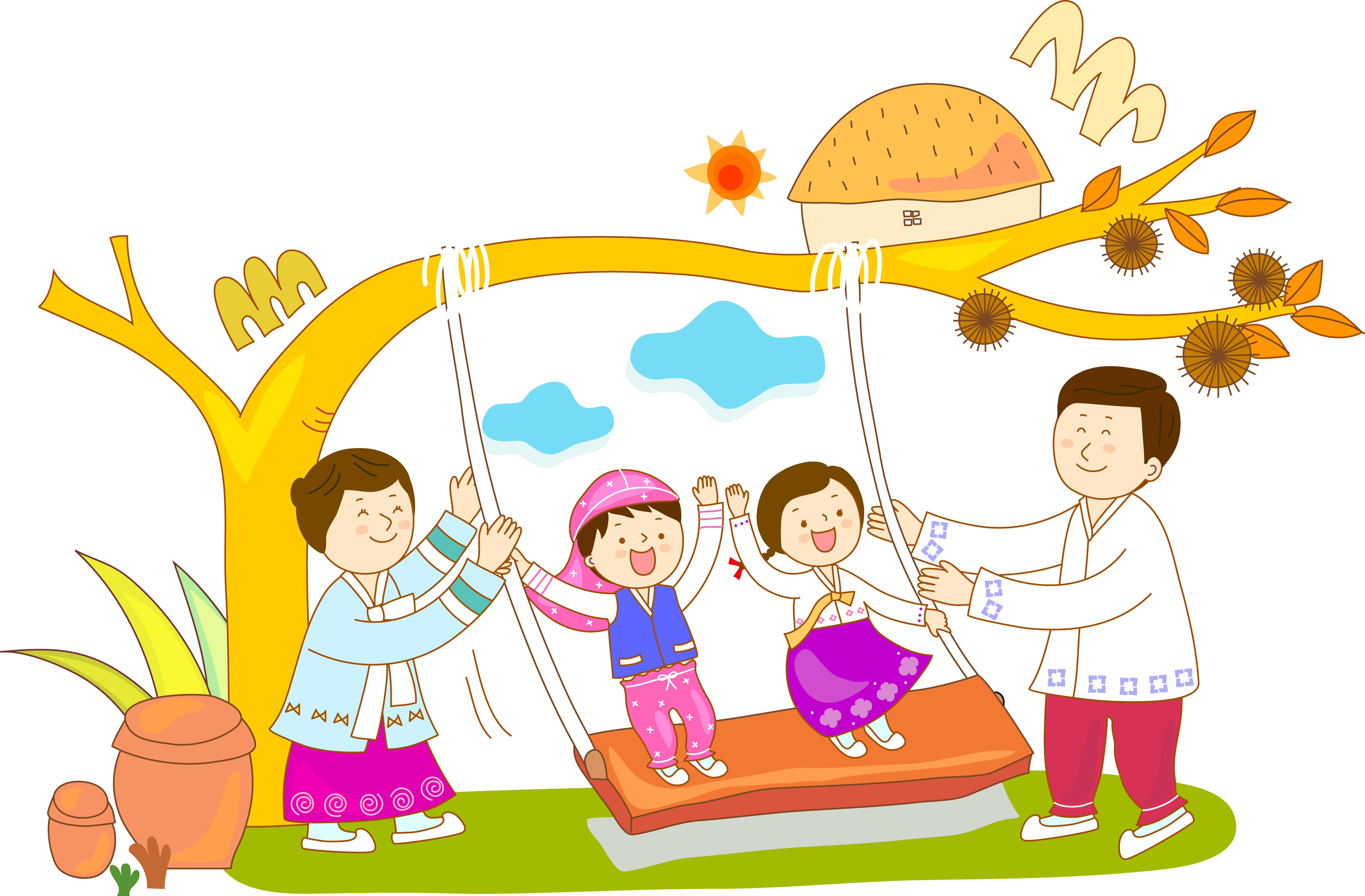 Vector Download Swing Child Clip Art - Swing (6327x4155), Png Download