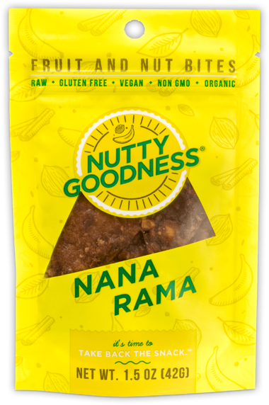 Nana Rama Fruit Bites By Nutty Goodness (380x572), Png Download