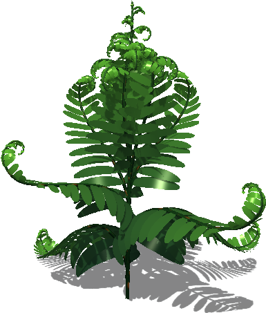 Fern Leaf Colours - Leaf (418x474), Png Download