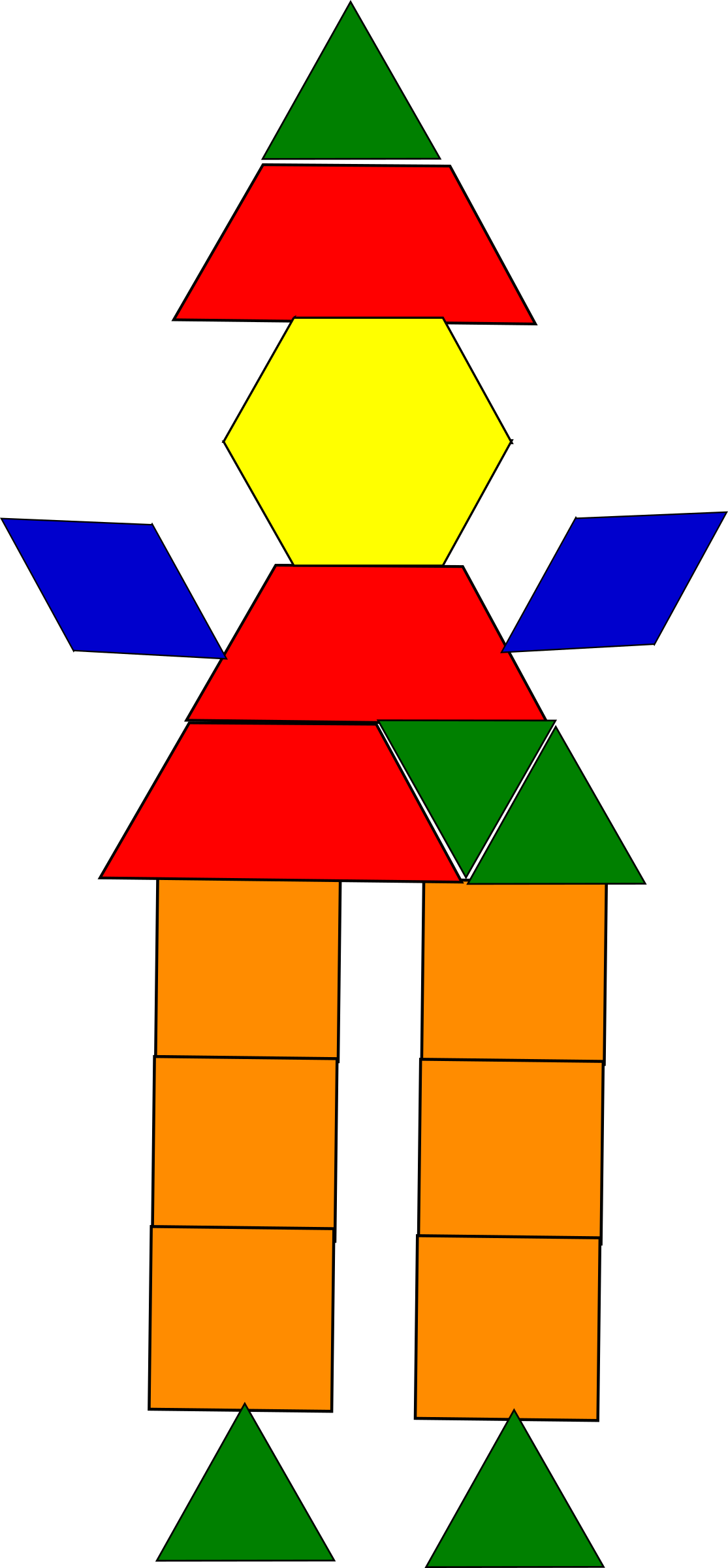 Big Image - Made From Geometric Shapes (1115x2400), Png Download