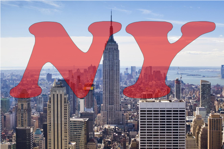 Option-click Here - New York City (744x1052), Png Download
