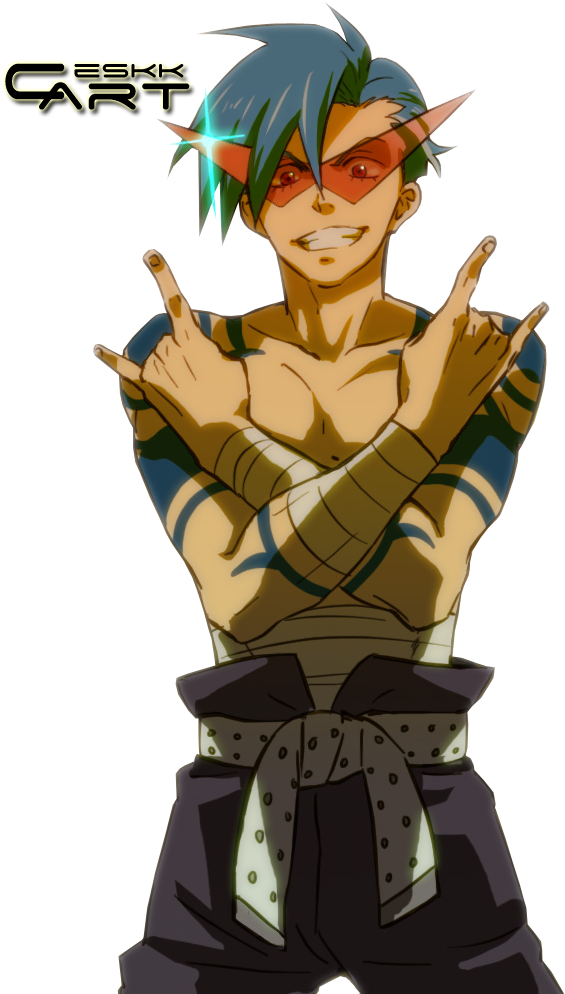 Yukyoung - Gurren Lagann Kamina Body (689x1004), Png Download