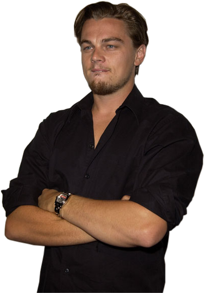 Leonardo Dicaprio Transparent Public Appearances - Shirt (435x600), Png Download