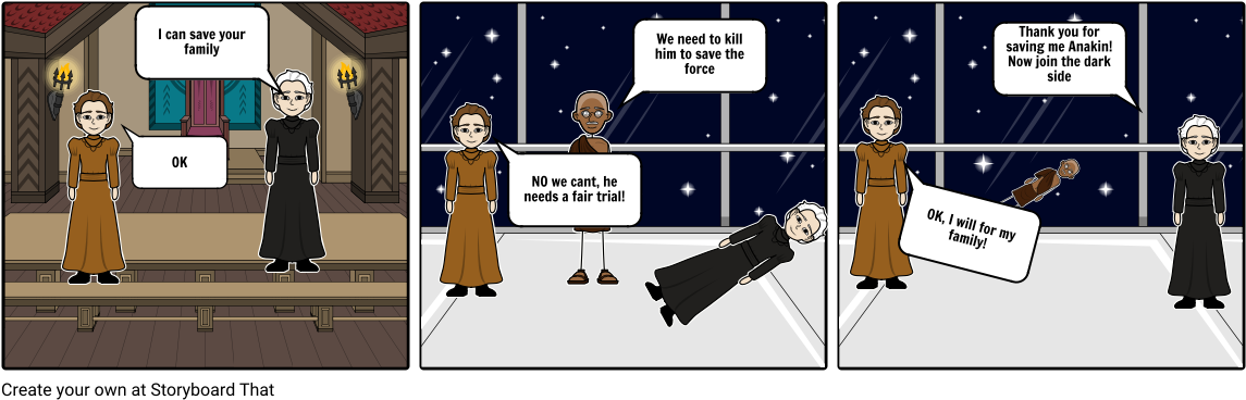 Star Wars Scene - Cartoon (1164x385), Png Download