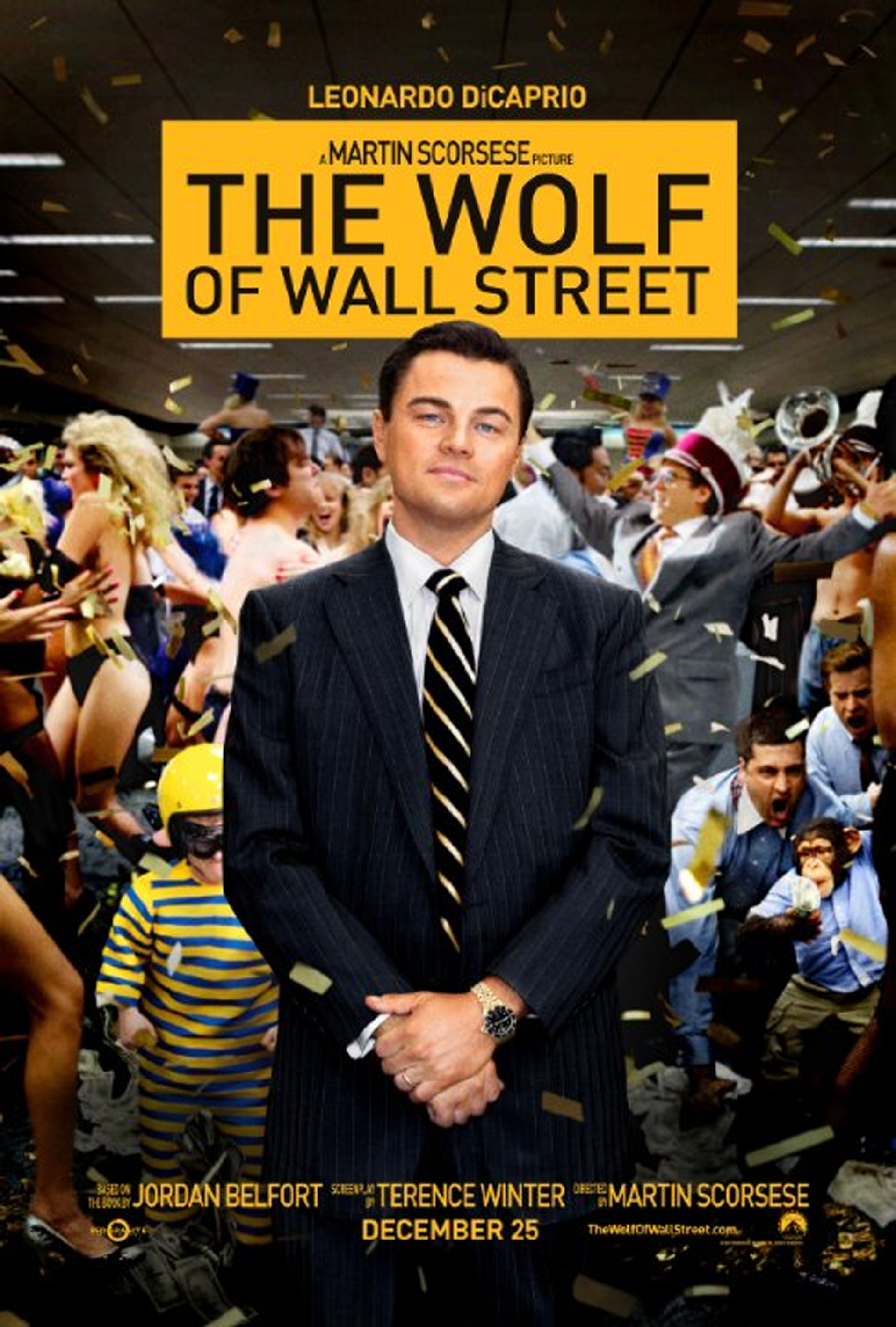 Wolf Of Wall Street Locandina (2835x2835), Png Download