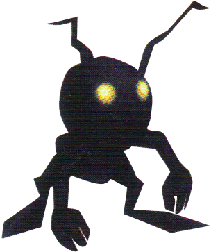 Mega-shadow - Kingdom Hearts Shadow Monster (357x376), Png Download