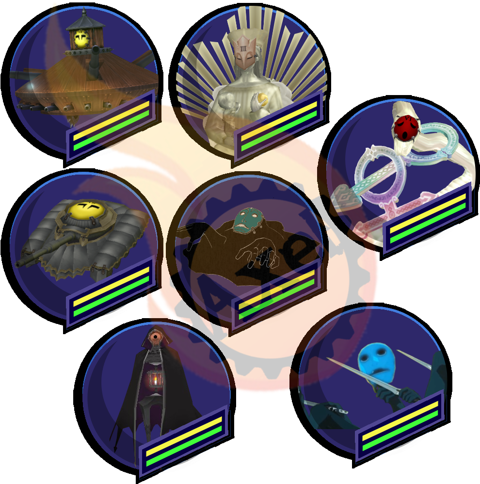More Shadow Monster Tokens For A Persona Tabletop Game - Boss (1000x1000), Png Download