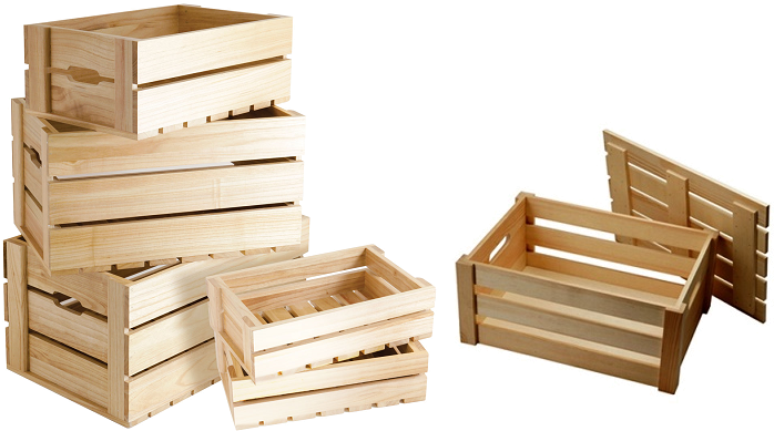 Wooden Crates - Wooden Crate (714x397), Png Download