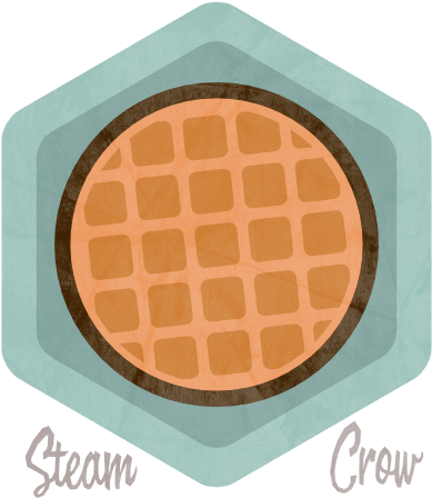 Waffle Spirit Badge - Book Badge (500x500), Png Download