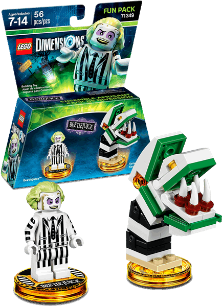 Lego Dimensions Beetlejuice (600x600), Png Download