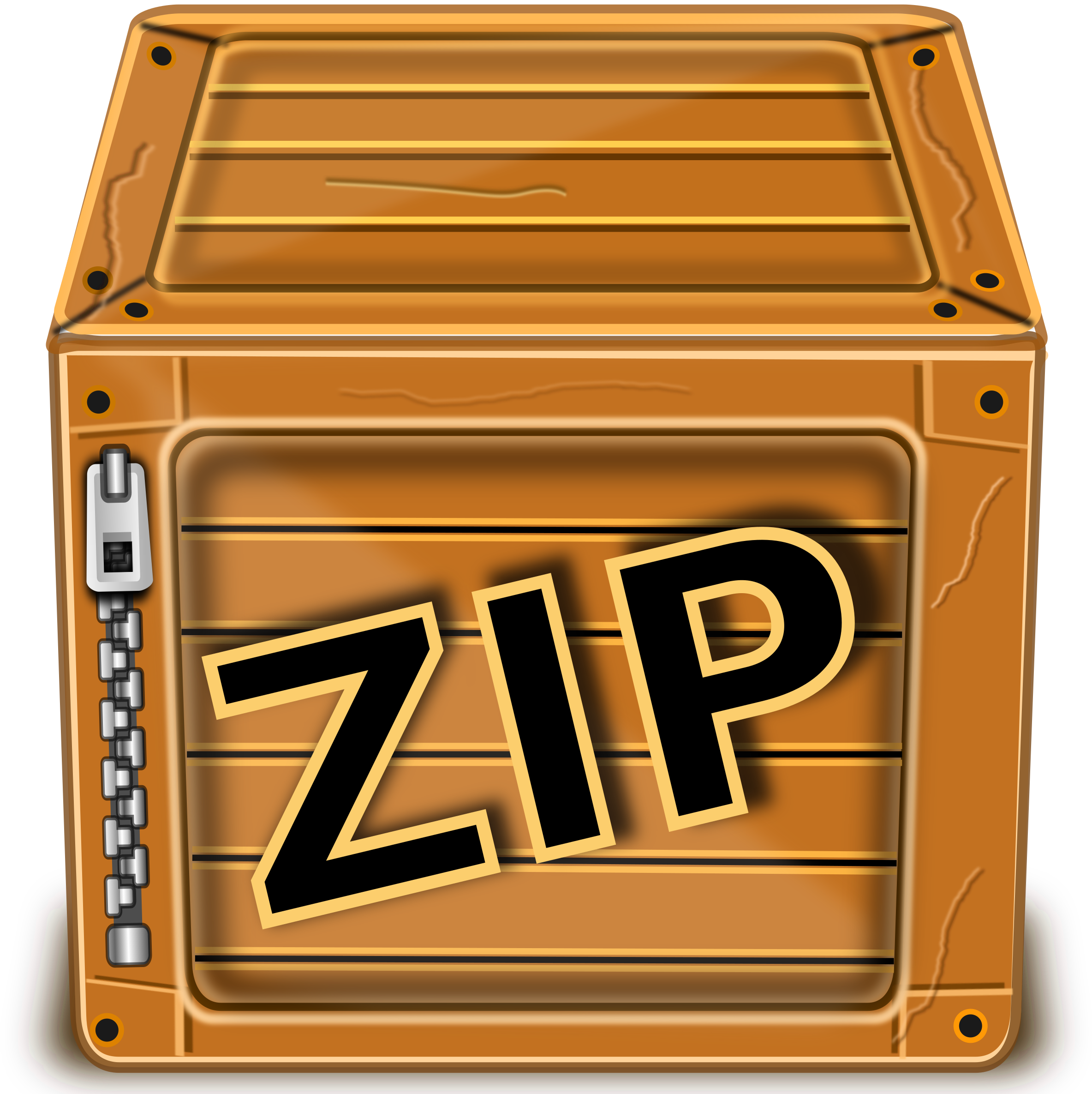 Big Image - Wooden Box Vector Png (2400x2400), Png Download