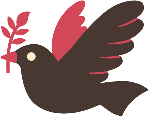 Dove Of Peace - Doves As Symbols (533x533), Png Download