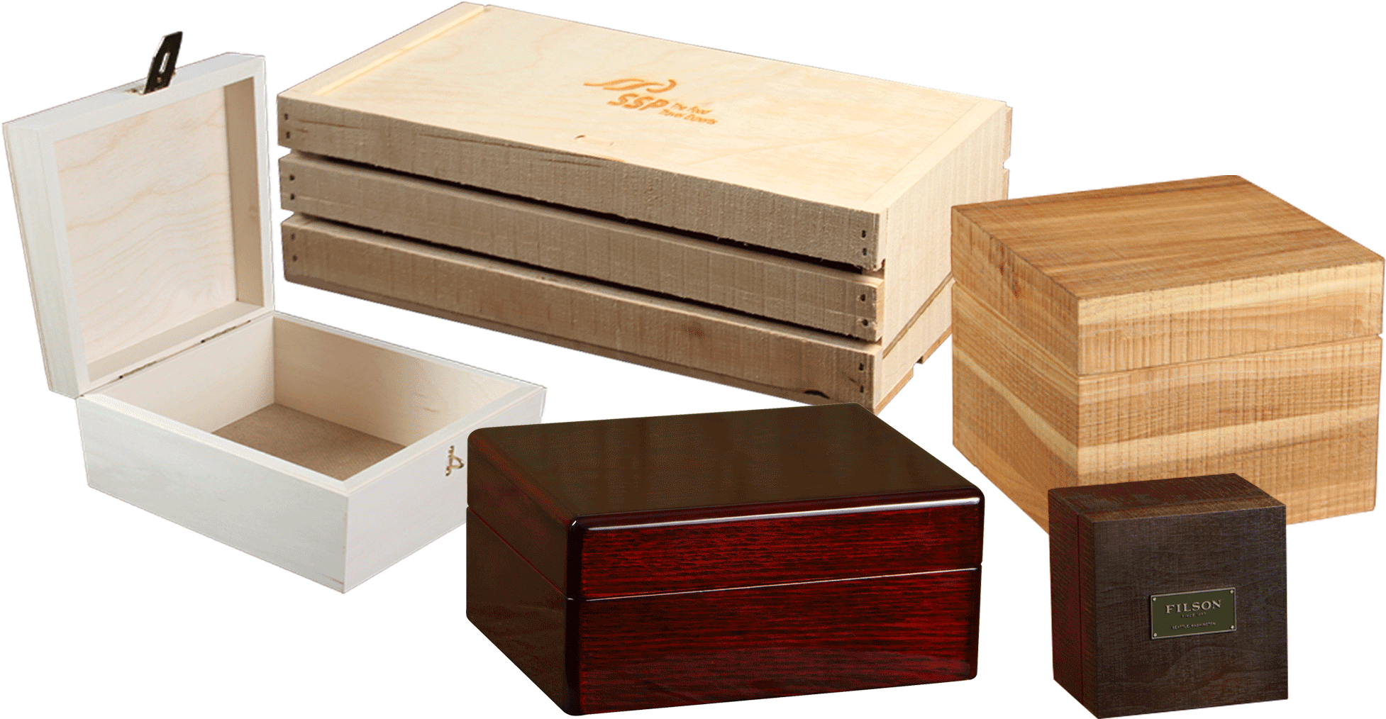 Custom Wood Boxes/packaging - Plywood (2032x1072), Png Download