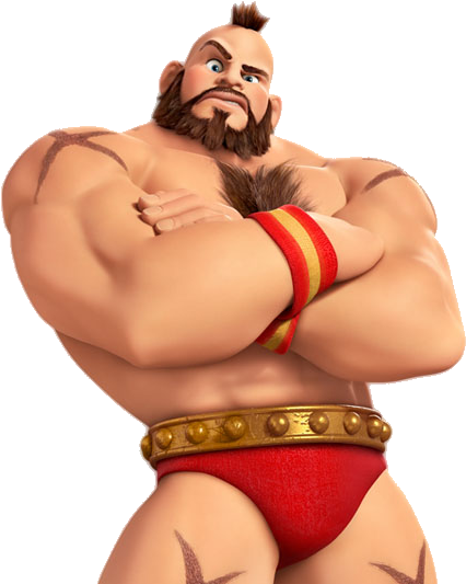 Zangief - Zangief Street Fighter Wreck It Ralph (437x537), Png Download