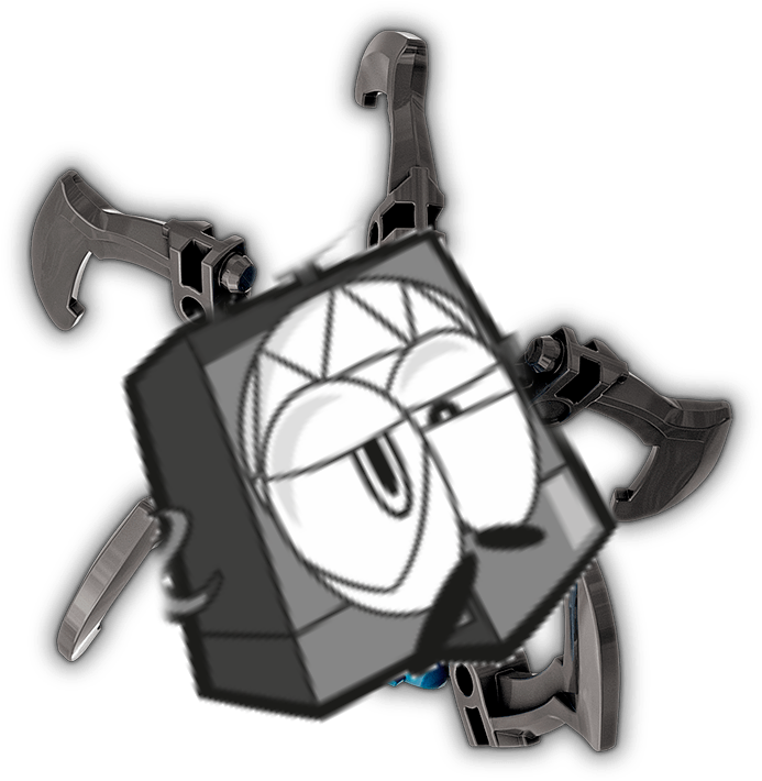 Blue Skull Nixel - Lego Bionicle Bad Guys 2016 Spider Skull Color (744x992), Png Download