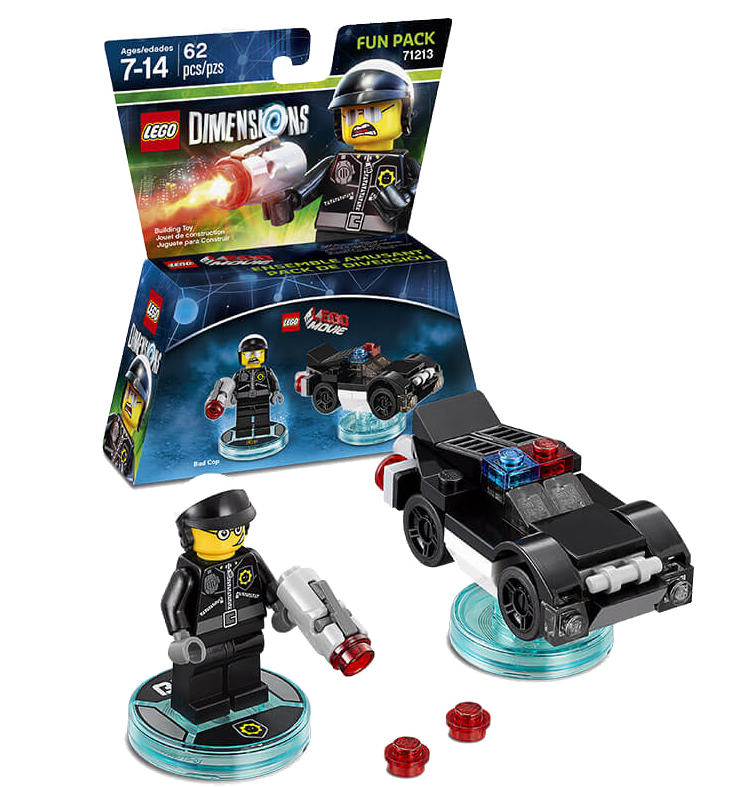 Lego Dimen Fun Bad Cop Lego Dimensions At Toys Png - Lego Dimensions Unikitty Cloud (731x812), Png Download
