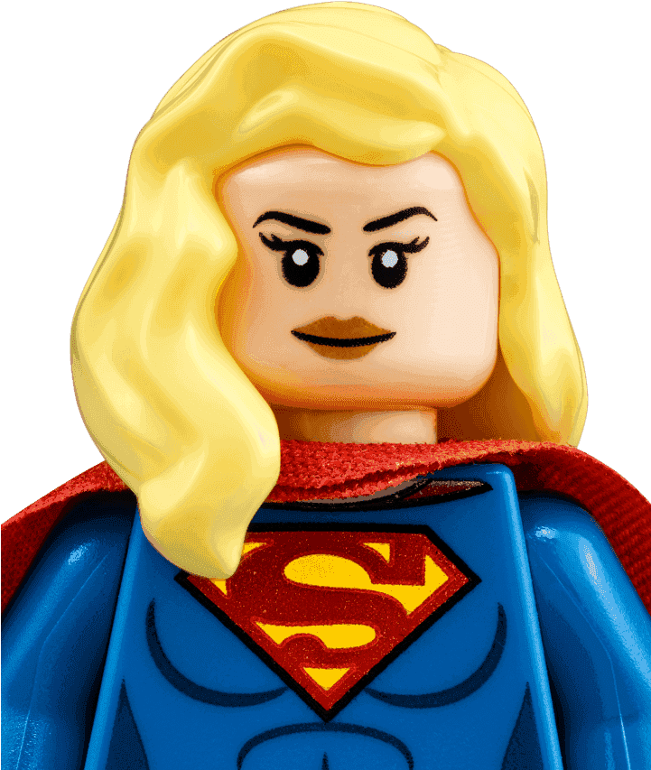 Dc Comics Super Heroes Lego - Lego Supergirl (720x960), Png Download
