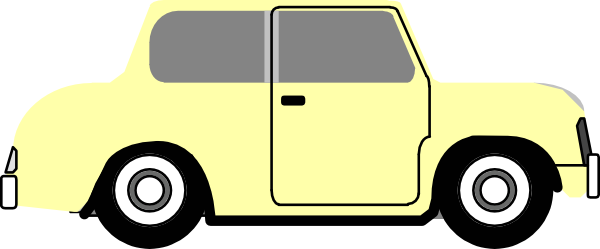 Original Png Clip Art File Yellowish Color Car Svg (600x249), Png Download