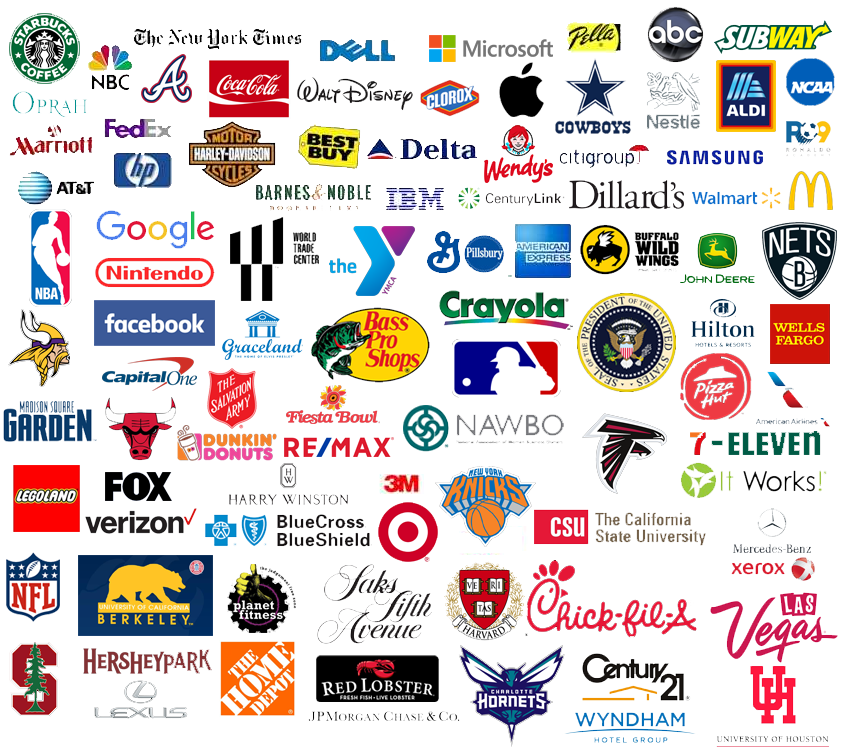 Here Are Just Some Of Our Most Recognizable Clients (841x747), Png Download