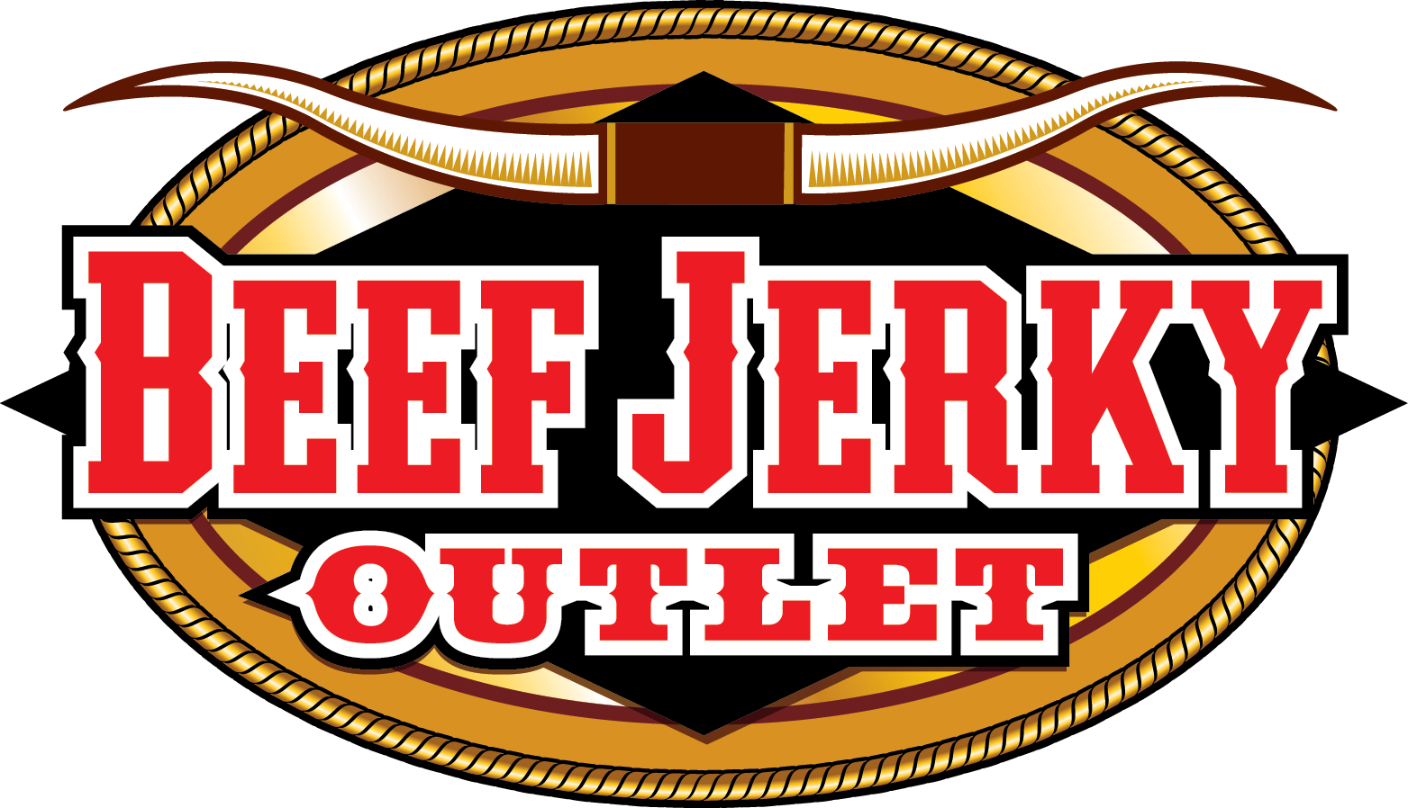 Grand Opening & Ribbon Cutting - Beef Jerky Outlet Logo (1563x898), Png Download